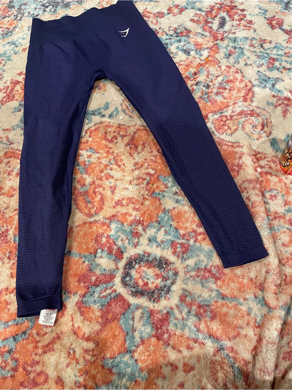 Gymshark Kids Deep Blue Seamless Leggings